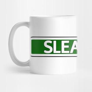 Sleazy St Street Sign Mug